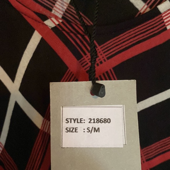 🆕SACRED THREADS: L/S Plaid Tunic/Dress- Sz S/M - Picture 4 of 7